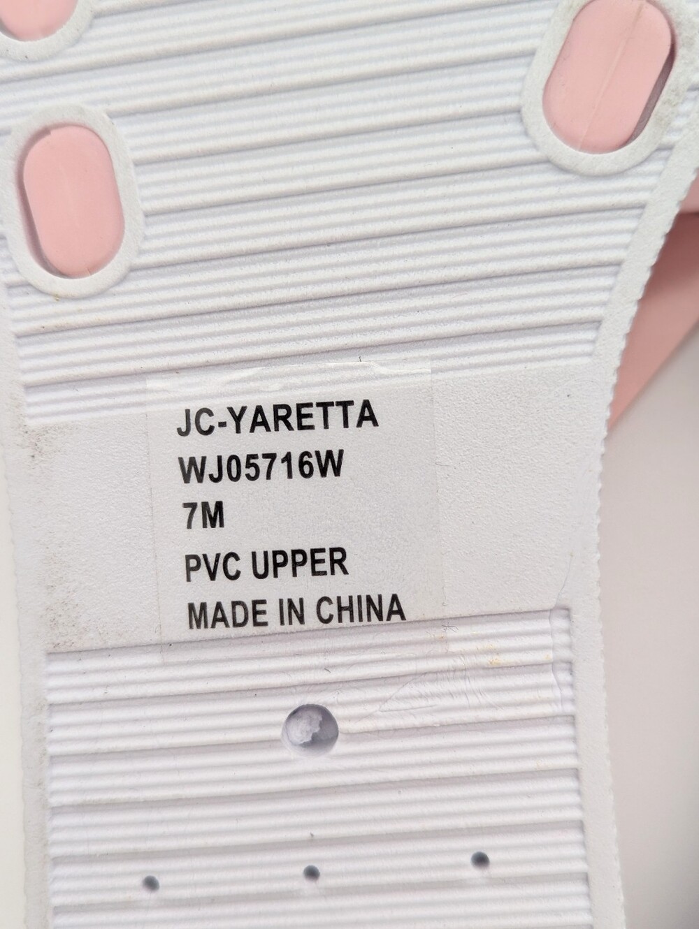 Juicy Couture (7M) JC-Yaretta Pink Slides/Flats/Sandals w/Gold Chain Charms - Picture 8 of 11